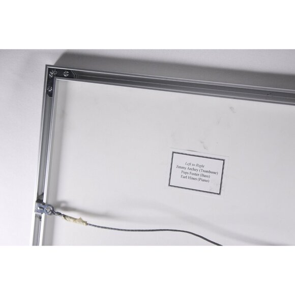 Vintage William Claxton framed print Earl ‘Fatha’ Hines All Stars Jazz photo - Picture 6 of 9